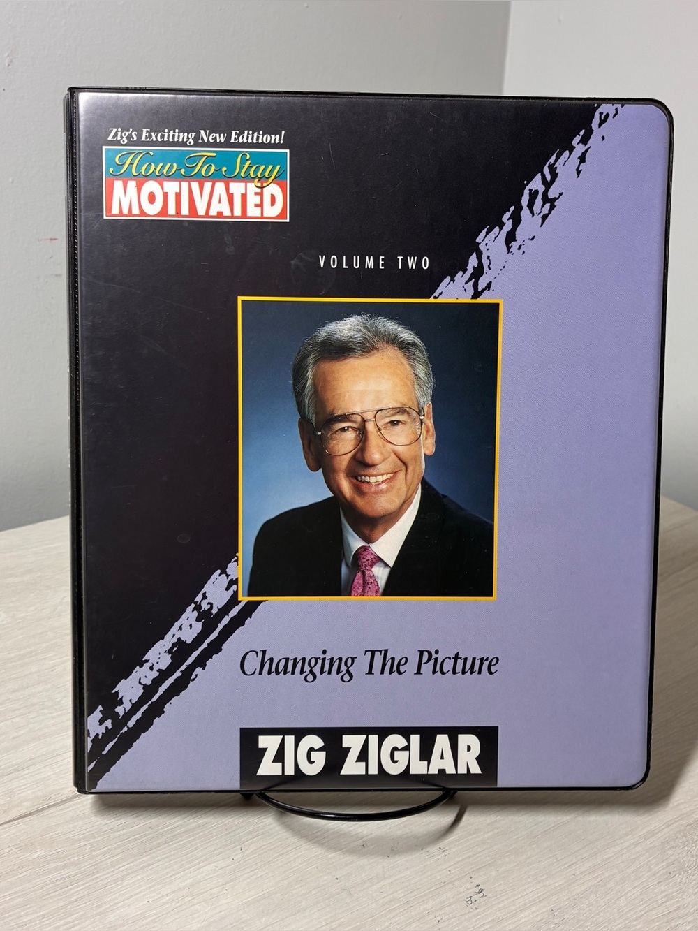VTG Zig Ziglar How To Stay Motivated Vol 2 Changing The Picture Cassette RARE